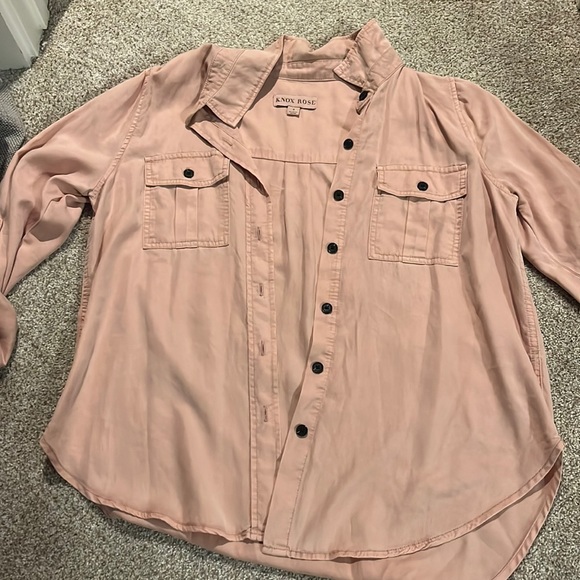 Pink Button up - Picture 1 of 2